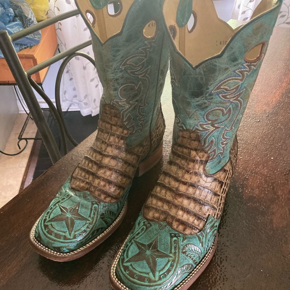 Rockin Leather Boots Size 9.5 - Picture 2 of 4